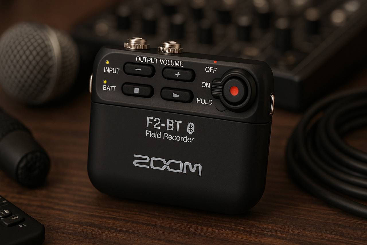 Zoom F2-BT – ваш идеальный спутник для профессионального звука!